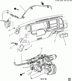 SHIFT CONTROLS/TRANSFER CASE (NP1)