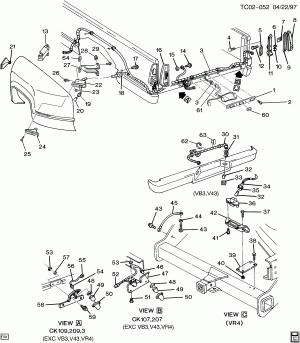 LAMPS/REAR (FLEET SIDE PICKUP BOX E63)