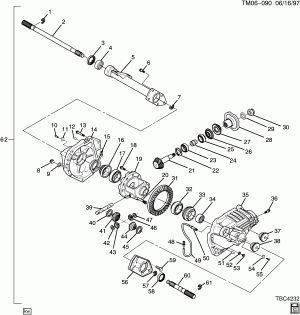 DIFFERENTIAL CARRIER/FRONT AXLE/AWD