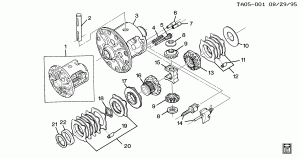 AXLE ASM/REAR 9.50 RING GEAR PART 2 DIFFERENTIAL/LOCKING