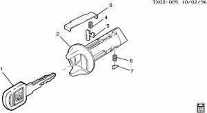 KEY & LOCK CYLINDERS/IGNITION