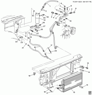 A/C REFRIGERATION SYSTEM PART 1 (L65/6.5F, RR AUX A/C C69)