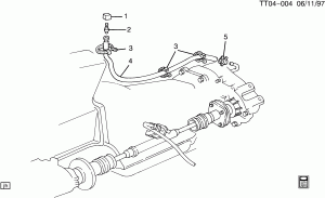 TRANSFER CASE & VENT TUBE