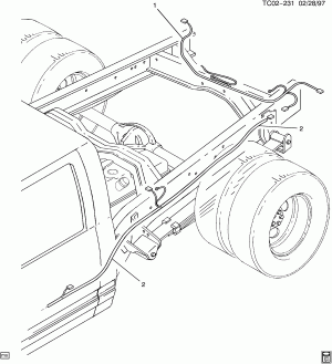 WIRING HARNESS REAR (CHASSIS ZW9)