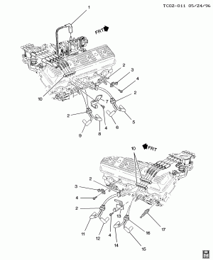 SPARK PLUG WIRING (L30/5.0M,L31/5.7R)