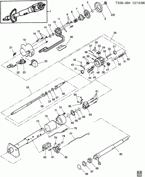 STEERING COLUMN/TILT(MD8,MT1,6A4)