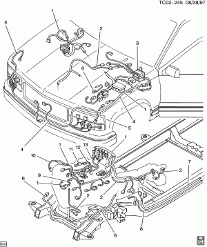WIRING HARNESS FRONT (DIESEL)