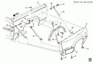 FENDER/PICKUP BOX (DUAL REAR WHEELS R05)