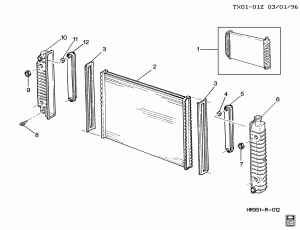 RADIATOR ASM-4.3L V6 (LB4/4.3W)