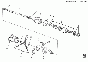 DRIVE AXLE/FRONT