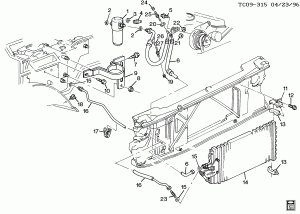 A/C REFRIGERATION SYSTEM (EXC RR AUX A/C C69)