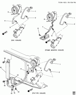 STEERING PUMP LINES (L03/5.0H)