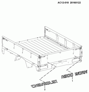 ORNAMENTATION/BODY (CHEVROLET)