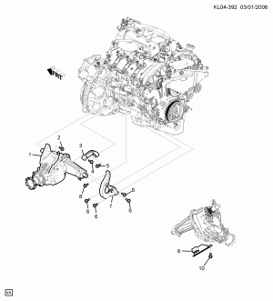 РАЗДАТОЧНАЯ КОРОБКА, ОПОРА (LU1/3.2G)