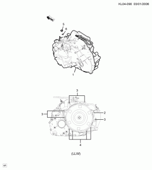 АВТОМАТИЧЕСКАЯ КОРОБКА ПЕРЕДАЧ (LLW/2.0R,LMN/2.0U)(M98)