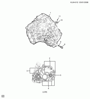 5-СКОРОСТНАЯ МЕХАНИЧЕСКАЯ КОРОБКА ПЕРЕДАЧ С ВЕДУЩИМ МОСТОМ (LD9/2.4F)