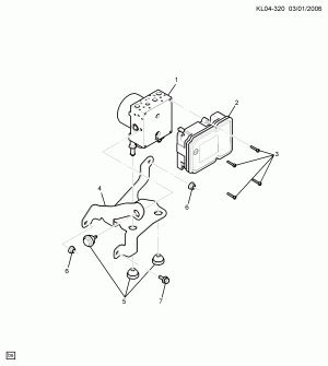 КЛАПАН МОДУЛЯТОРА ДАВЛЕНИЯ В ТОРМОЗНОЙ СИСТЕМЕ