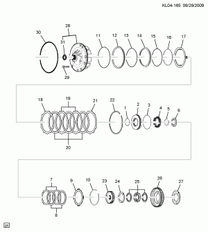 АВТОМАТИЧЕСКАЯ КОРОБКА ПЕРЕДАЧ PART 8 МАСЛ/НАСОС И 2-Й ФРИКЦ. ДИСК(LD9 2.4F)(M98)