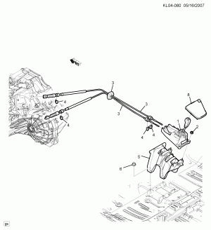 МЕХАНИЗМ УПРАВЛЕНИЯ ПЕРЕКЛЮЧЕНИЕМ ПЕРЕДАЧ/МЕХАНИЧЕСКАЯ КОРОБКА ПЕРЕДАЧ (MFN,MFR)