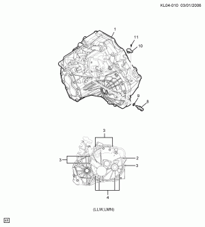5-СКОРОСТНАЯ МЕХАНИЧЕСКАЯ КОРОБКА ПЕРЕДАЧ С ВЕДУЩИМ МОСТОМ (LLW/2.0R,LMN/2.0U)
