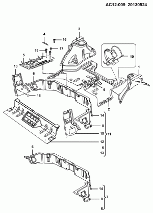 SHEET METAL/BODY-FRONT FLOOR (EXCLUDE 7,12)