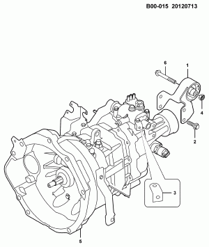 5-SPEED MANUAL TRANSMISSION &ASSEMBLY(B15)(L3C,M4N)