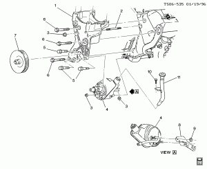 STEERING PUMP MOUNTING (LF6/4.3X,L35/4.3W)