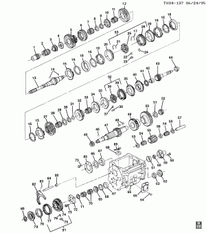 5-SPEED MANUAL TRANSMISSION PART 3 (MT8)(MAIN GEAR SECTION)