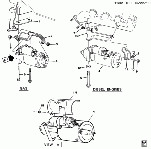 STARTER MOTOR MOUNTING