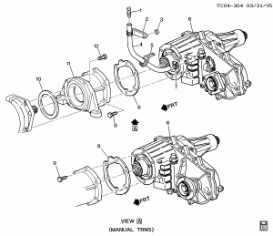 TRANSFER CASE ADAPTER