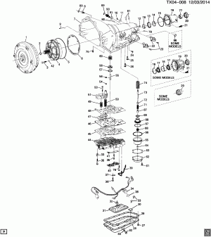 AUTOMATIC TRANSMISSION (MT1) PART 2 (HYDRA-MATIC 4L80-E)(THM-R2) CASE & RELATED PARTS