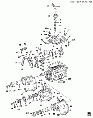 5-SPEED MANUAL TRANSMISSION PART 2 (MT8)(CASE & COVER SECTION)
