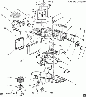 A/C & HEATER MODULE ASM (C67)