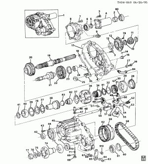 TRANSFER CASE- 241C (NEW PROCESS/NEW VENTURE GEAR)