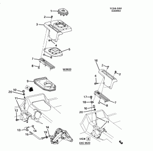 SHIFT CONTROLS/TRANSFER CASE
