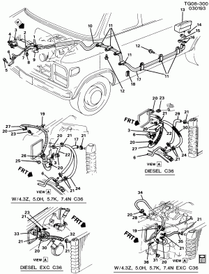 HOSES & PIPES/HEATER (EXC C60)