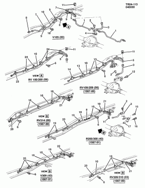 BRAKE HOSES & PIPES/REAR