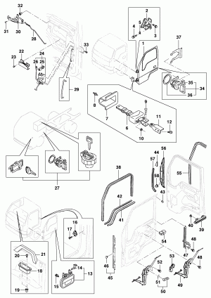 Front door and components