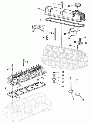 Cylinder head - Gasoline engine LDX