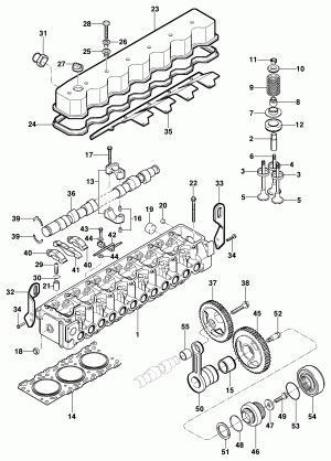 Cylinder head - Diesel engine LA5 MWM