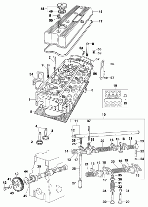 Cylinder head - Diesel engine L4A Maxion
