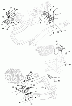 Engine mounting