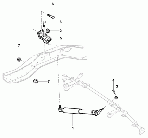 Steering shock-absorver
