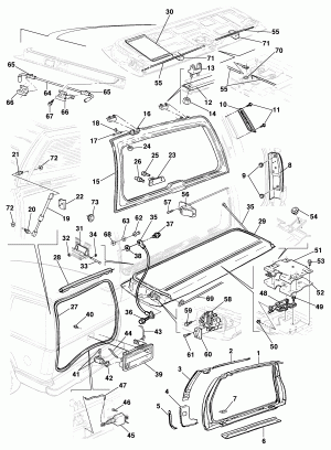 Rear frame and lid- GrandBlazer