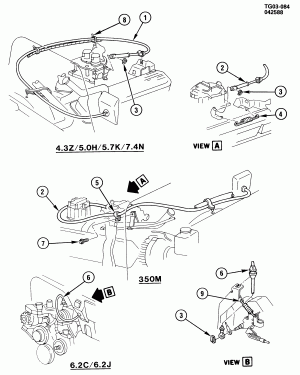 ACCELERATOR CONTROL ENGINE COMPARTMENT