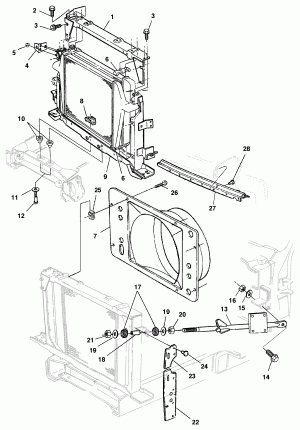 Montagem do radiador - modelos 12/14/16