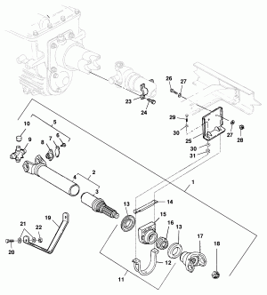 Árvore de transmissão dianteira