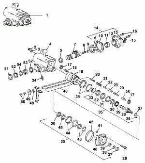 Caixa de direção hidráulica TRW