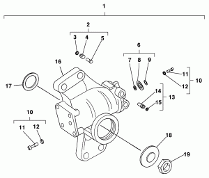 Caixa de direção hidráulica ZF