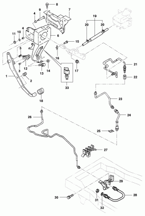 Clutch pedal end tubes